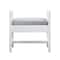 James Martin Vanities Addison 24.5in Upholster Bench, Glossy White E444-BNCH-GW - alternate 1